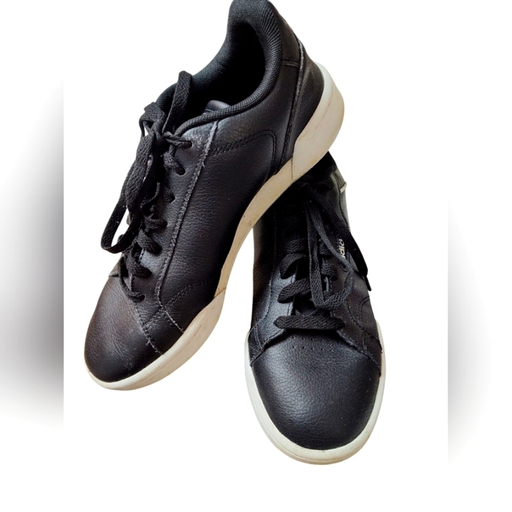 Adidas Women's Roguera Black Leather Sneakers, 7